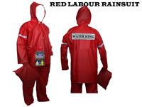 Red Labour Raincoat